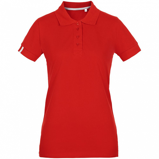 Рубашка поло женская Virma Premium Lady, красная с логотипом в Екатеринбурге заказать по выгодной цене в кибермаркете AvroraStore