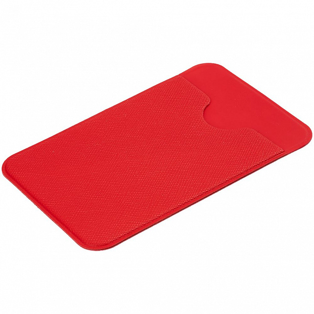 Чехол для карты на телефон Devon, красный с логотипом в Екатеринбурге заказать по выгодной цене в кибермаркете AvroraStore