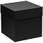 Коробка Cube S, черная с логотипом в Екатеринбурге заказать по выгодной цене в кибермаркете AvroraStore