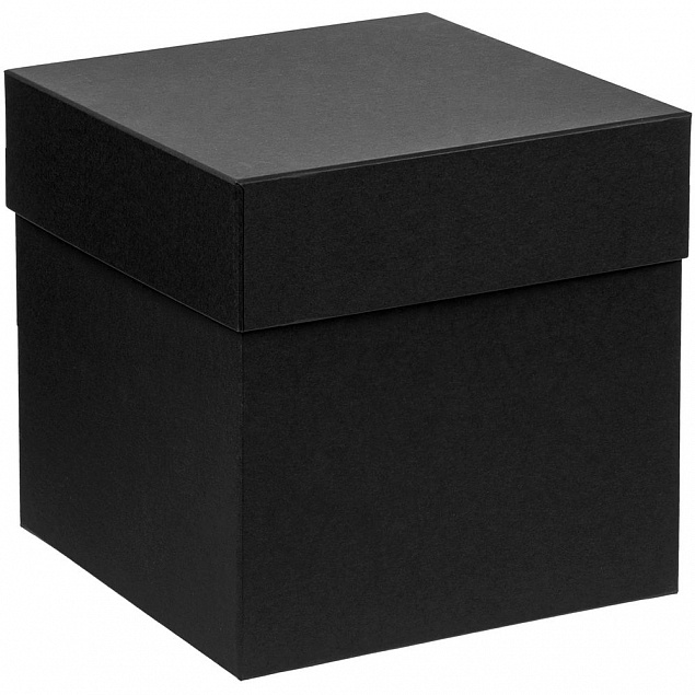 Коробка Cube S, черная с логотипом в Екатеринбурге заказать по выгодной цене в кибермаркете AvroraStore