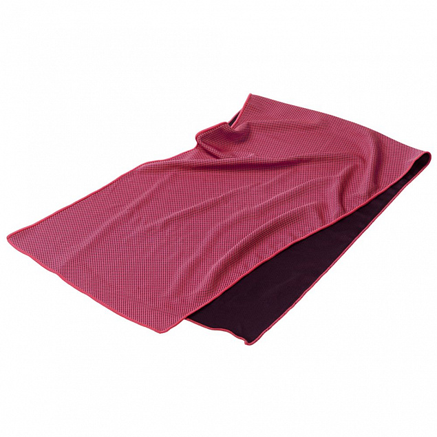 Охлаждающее полотенце Weddell, розовое с логотипом в Екатеринбурге заказать по выгодной цене в кибермаркете AvroraStore