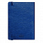 Ежедневник недатированный Boomer, А5,  синий ройал, кремовый блок, без обреза с логотипом в Екатеринбурге заказать по выгодной цене в кибермаркете AvroraStore