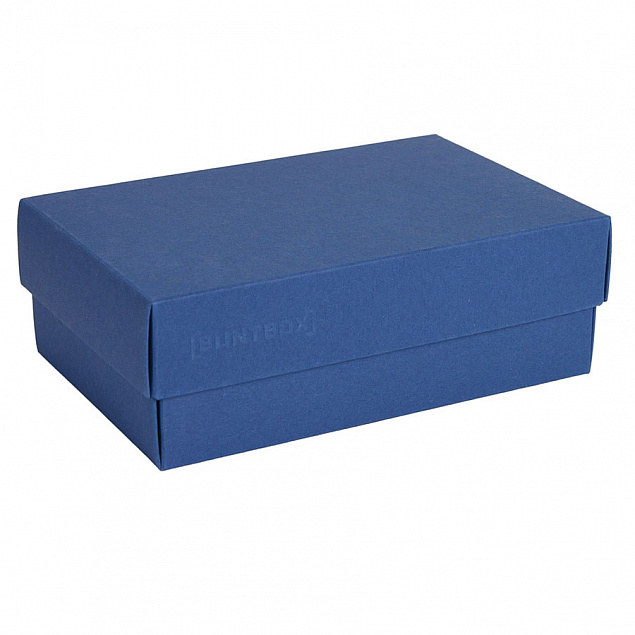 Коробка картонная, "COLOR" 11,5*6*17 см; синий с логотипом в Екатеринбурге заказать по выгодной цене в кибермаркете AvroraStore