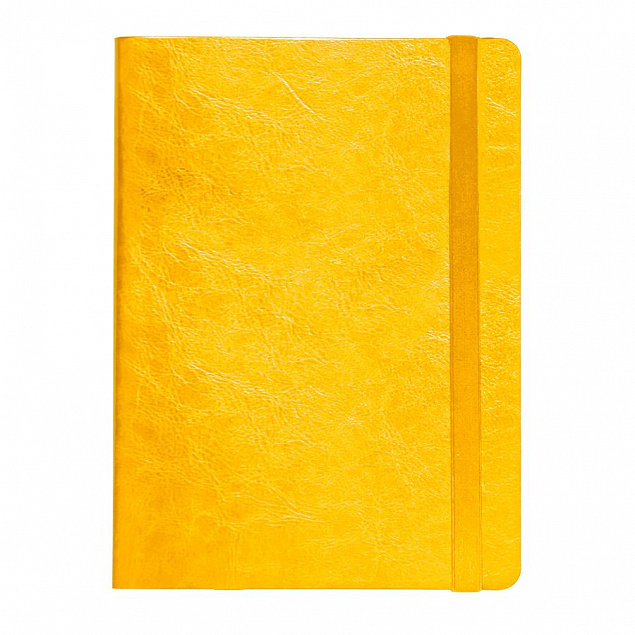 Ежедневник недатированный Boomer, А5,  желтый, кремовый блок, без обреза с логотипом в Екатеринбурге заказать по выгодной цене в кибермаркете AvroraStore