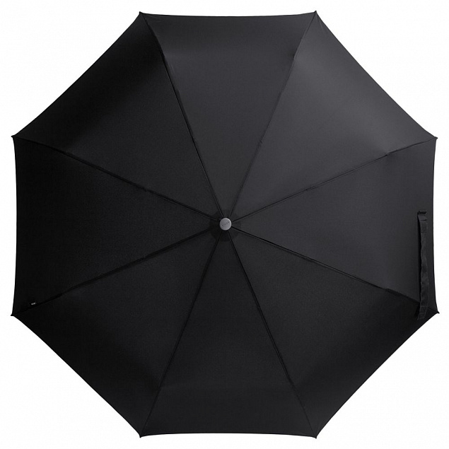 Зонт складной E.200, ver. 2, черный с логотипом в Екатеринбурге заказать по выгодной цене в кибермаркете AvroraStore