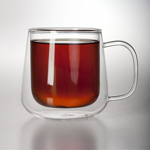 Чашка с двойными стенками Glass First с логотипом в Екатеринбурге заказать по выгодной цене в кибермаркете AvroraStore