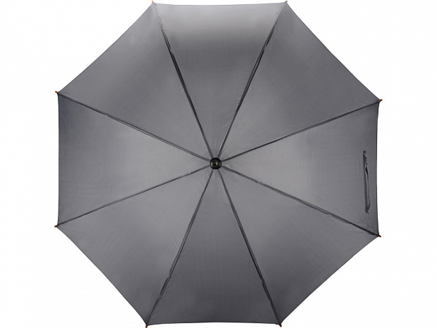 Зонт-трость Радуга, серый с логотипом в Екатеринбурге заказать по выгодной цене в кибермаркете AvroraStore