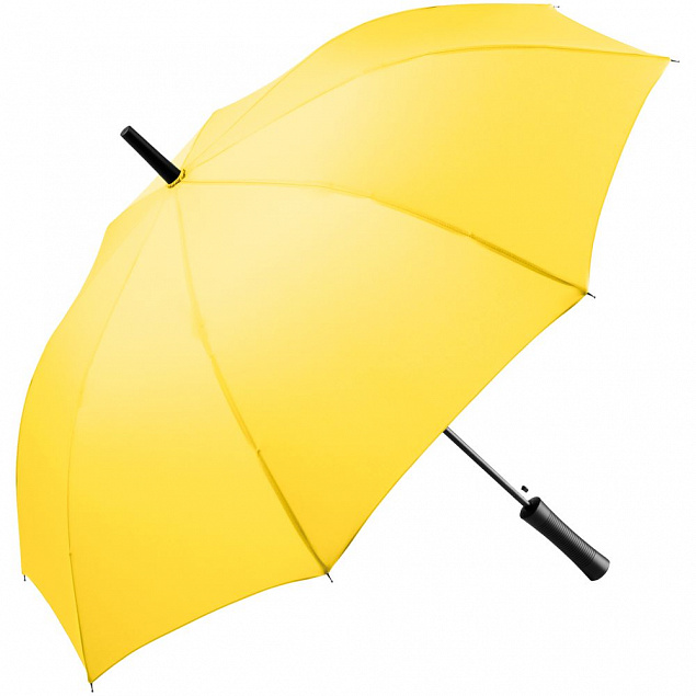 Зонт-трость Lanzer, желтый с логотипом в Екатеринбурге заказать по выгодной цене в кибермаркете AvroraStore