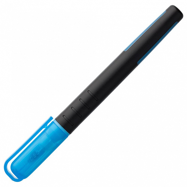 Маркер текстовый Liqeo Pen, голубой с логотипом в Екатеринбурге заказать по выгодной цене в кибермаркете AvroraStore