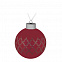 Елочный шар King, 8 см, красный с логотипом в Екатеринбурге заказать по выгодной цене в кибермаркете AvroraStore