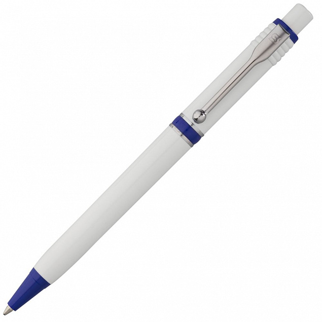 Ручка шариковая Raja, синяя с логотипом в Екатеринбурге заказать по выгодной цене в кибермаркете AvroraStore