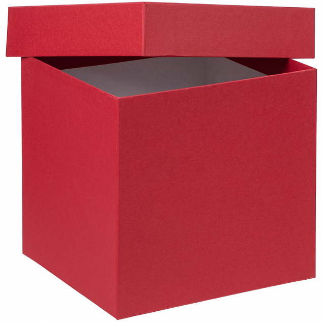 Коробка Cube M, красная с логотипом в Екатеринбурге заказать по выгодной цене в кибермаркете AvroraStore