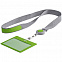 Чехол для карточки с лентой и ретрактором Devon, зеленый с логотипом в Екатеринбурге заказать по выгодной цене в кибермаркете AvroraStore