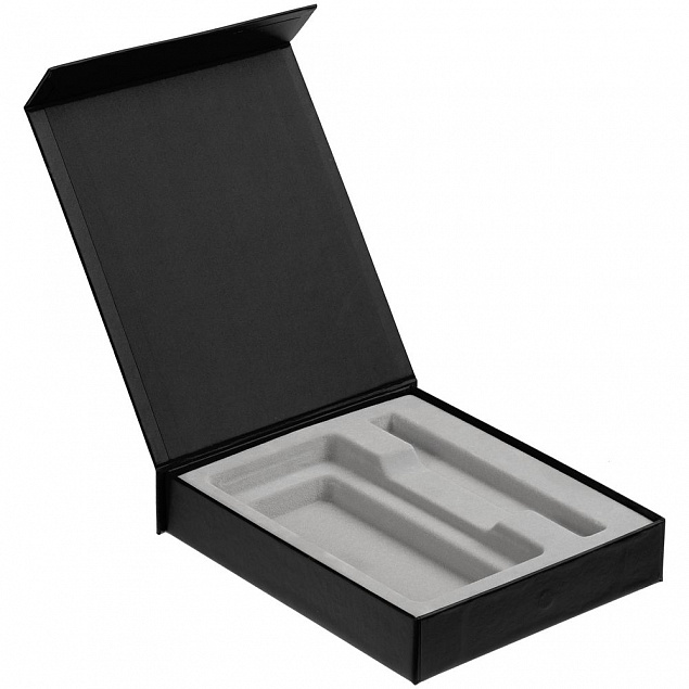 Коробка Rapture для аккумулятора 10000 мАч и ручки, черная с логотипом в Екатеринбурге заказать по выгодной цене в кибермаркете AvroraStore