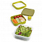 Ланчбокс для салатов GoEat, зеленый с логотипом в Екатеринбурге заказать по выгодной цене в кибермаркете AvroraStore