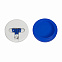Наушники  "Своя волна" в футляре, синие/белые# с логотипом в Екатеринбурге заказать по выгодной цене в кибермаркете AvroraStore