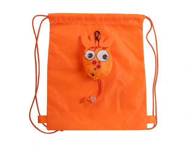 Детский рюкзак ELANIO складной, жираф с логотипом в Екатеринбурге заказать по выгодной цене в кибермаркете AvroraStore