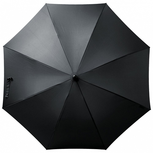 Зонт-трость Alessio, черный с логотипом в Екатеринбурге заказать по выгодной цене в кибермаркете AvroraStore