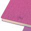 Бизнес-блокнот А5  "Provence", розовый , мягкая обложка, в клетку с логотипом в Екатеринбурге заказать по выгодной цене в кибермаркете AvroraStore