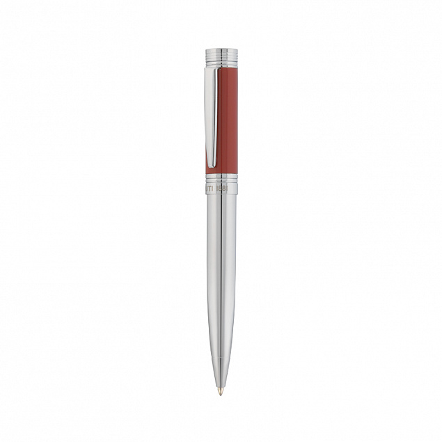 Ручка шариковая Zoom Red с логотипом в Екатеринбурге заказать по выгодной цене в кибермаркете AvroraStore
