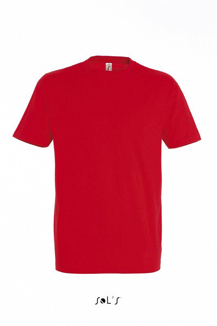 Фуфайка (футболка) IMPERIAL мужская,Красный 3XL с логотипом в Екатеринбурге заказать по выгодной цене в кибермаркете AvroraStore