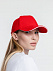 Бейсболка Generic, красная с белым кантом с логотипом в Екатеринбурге заказать по выгодной цене в кибермаркете AvroraStore