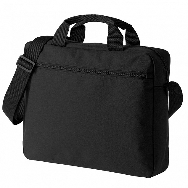 Конференц-сумка Member, черная с логотипом в Екатеринбурге заказать по выгодной цене в кибермаркете AvroraStore