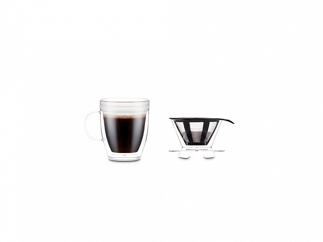 Набор для заваривания кофе «Pour over» с логотипом в Екатеринбурге заказать по выгодной цене в кибермаркете AvroraStore