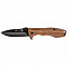 Складной нож Stinger 632ZW, эбеновое дерево с логотипом в Екатеринбурге заказать по выгодной цене в кибермаркете AvroraStore