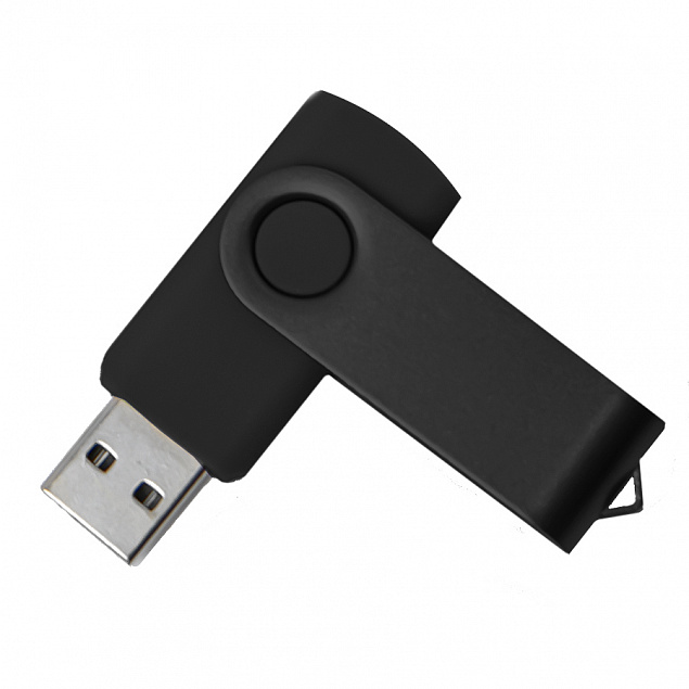 USB flash-карта DOT (8Гб), черный, 5,8х2х1,1см, пластик, металл с логотипом в Екатеринбурге заказать по выгодной цене в кибермаркете AvroraStore