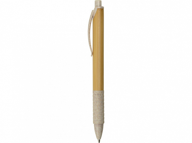 Ручка из бамбука и переработанной пшеницы шариковая «Nara» с логотипом в Екатеринбурге заказать по выгодной цене в кибермаркете AvroraStore