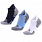 Набор из 3 пар спортивных женских носков Monterno Sport, синий, голубой и белый с логотипом в Екатеринбурге заказать по выгодной цене в кибермаркете AvroraStore