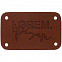 Лейбл Etha Nubuck, S, коричневый с логотипом в Екатеринбурге заказать по выгодной цене в кибермаркете AvroraStore