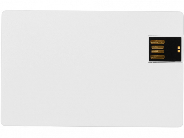 USB-флешка на 16 Гб Card в виде пластиковой карты  с логотипом в Екатеринбурге заказать по выгодной цене в кибермаркете AvroraStore
