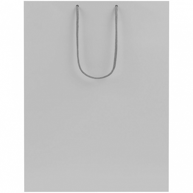 Пакет бумажный Porta XL, серый с логотипом в Екатеринбурге заказать по выгодной цене в кибермаркете AvroraStore