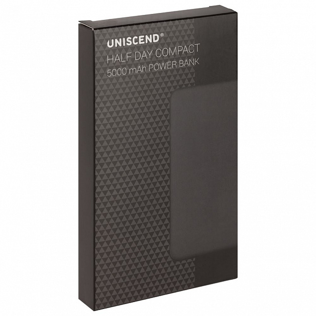 Внешний аккумулятор Uniscend Half Day Compact 5000 мAч, белый с логотипом в Екатеринбурге заказать по выгодной цене в кибермаркете AvroraStore