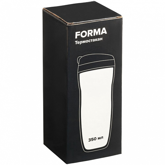 Термостакан Forma, серый с логотипом в Екатеринбурге заказать по выгодной цене в кибермаркете AvroraStore