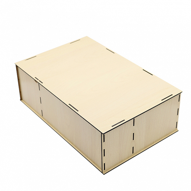 Подарочная коробка ламинированная из HDF 36,3*23,4*12,5 см ( 3 отделения)  с логотипом в Екатеринбурге заказать по выгодной цене в кибермаркете AvroraStore
