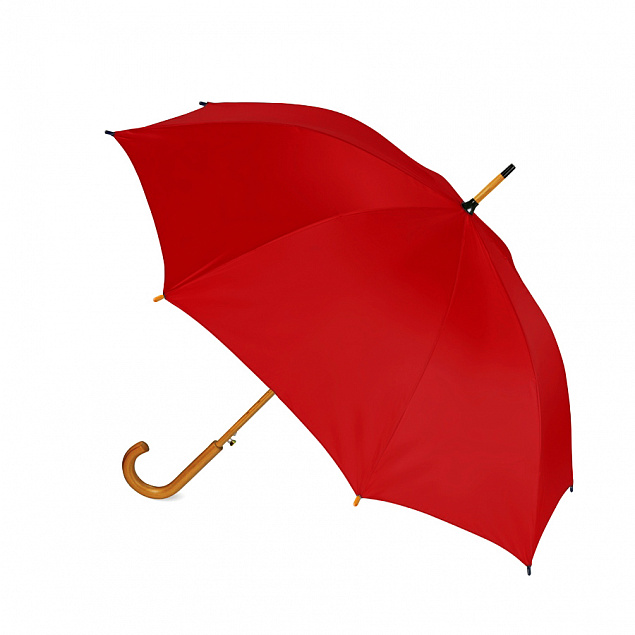 Зонт-трость Arwood - Красный PP с логотипом в Екатеринбурге заказать по выгодной цене в кибермаркете AvroraStore