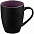 Кружка Bright Tulip, матовая, черная с фиолетовым с логотипом в Екатеринбурге заказать по выгодной цене в кибермаркете AvroraStore