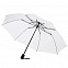 Зонт складной Rain Spell, белый с логотипом в Екатеринбурге заказать по выгодной цене в кибермаркете AvroraStore