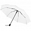 Складной зонт Tomas, белый с логотипом в Екатеринбурге заказать по выгодной цене в кибермаркете AvroraStore