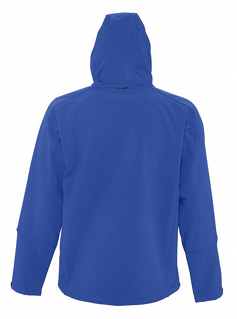 Куртка мужская с капюшоном Replay Men 340, ярко-синяя с логотипом в Екатеринбурге заказать по выгодной цене в кибермаркете AvroraStore