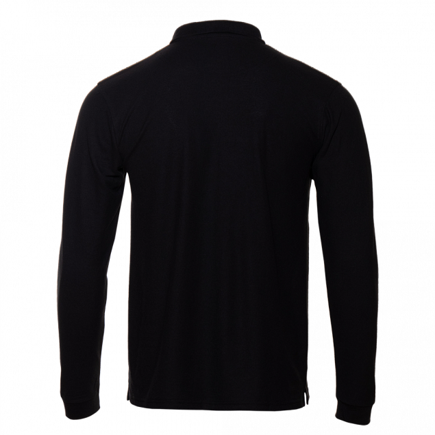 Рубашка поло Рубашка 104LS Чёрный с логотипом в Екатеринбурге заказать по выгодной цене в кибермаркете AvroraStore