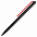 Шариковая ручка GrafeeX в чехле, черная с красным с логотипом в Екатеринбурге заказать по выгодной цене в кибермаркете AvroraStore