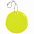 Светоотражатель Spare Care, круг, желтый неон с логотипом в Екатеринбурге заказать по выгодной цене в кибермаркете AvroraStore