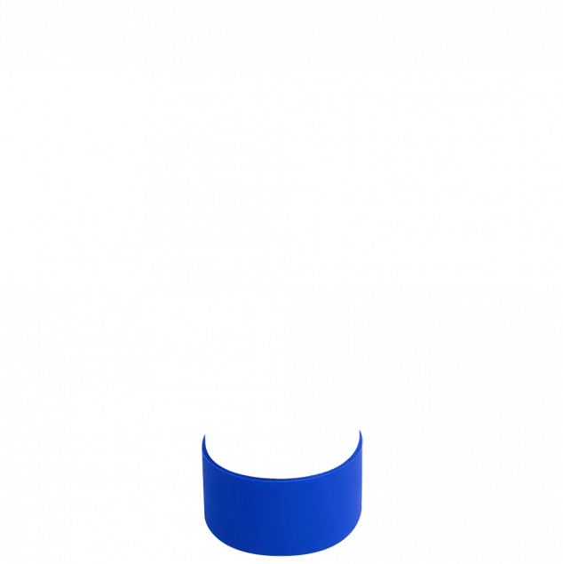 Манжета силиконовая для термобутылки Olivia, синий с логотипом в Екатеринбурге заказать по выгодной цене в кибермаркете AvroraStore