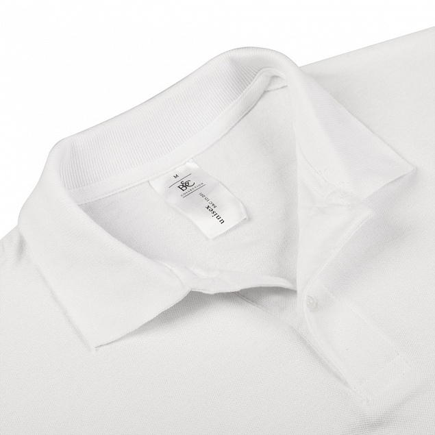 Рубашка поло ID.001 белая с логотипом в Екатеринбурге заказать по выгодной цене в кибермаркете AvroraStore