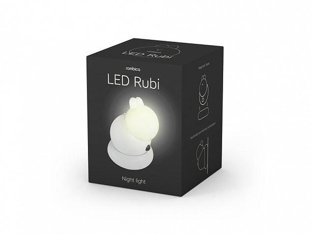 Ночник «LED Rubi» с логотипом в Екатеринбурге заказать по выгодной цене в кибермаркете AvroraStore