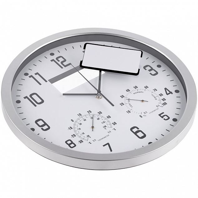 Часы настенные INSERT2, белые с логотипом в Екатеринбурге заказать по выгодной цене в кибермаркете AvroraStore